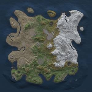 Thumbnail Rust Map: Procedural Map, Size: 3500, Seed: 457567690, 18 Monuments