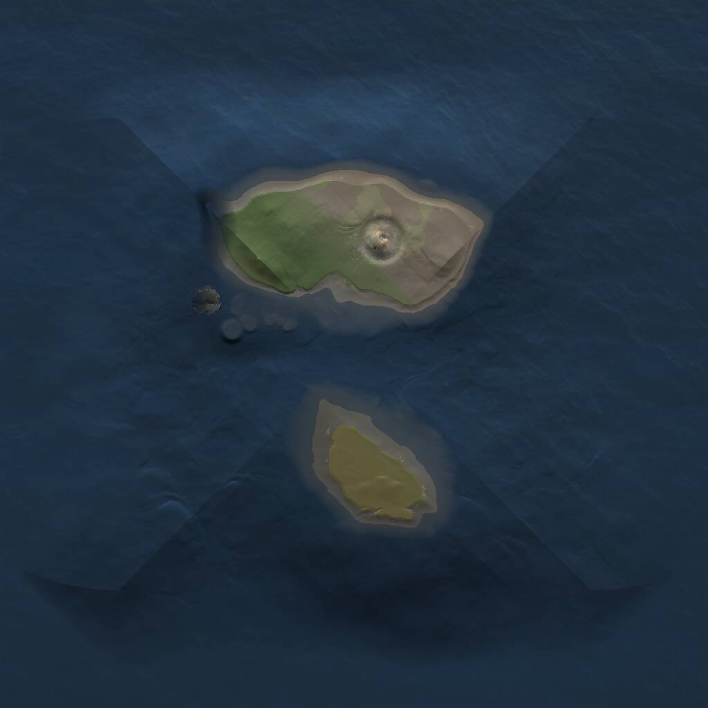 Rust Map: Procedural Map, Size: 1000, Seed: 12321313, 1 Monuments