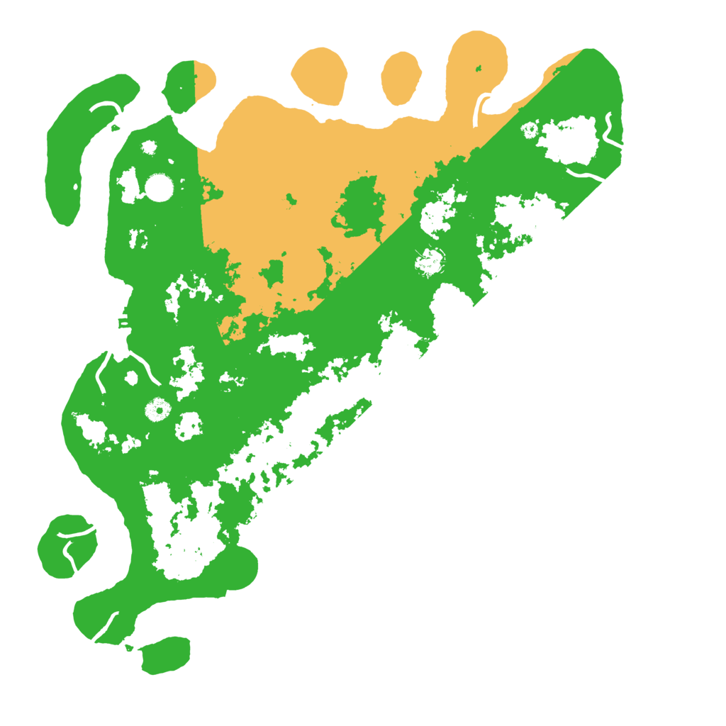 Biome Rust Map: Procedural Map, Size: 4500, Seed: 42560717