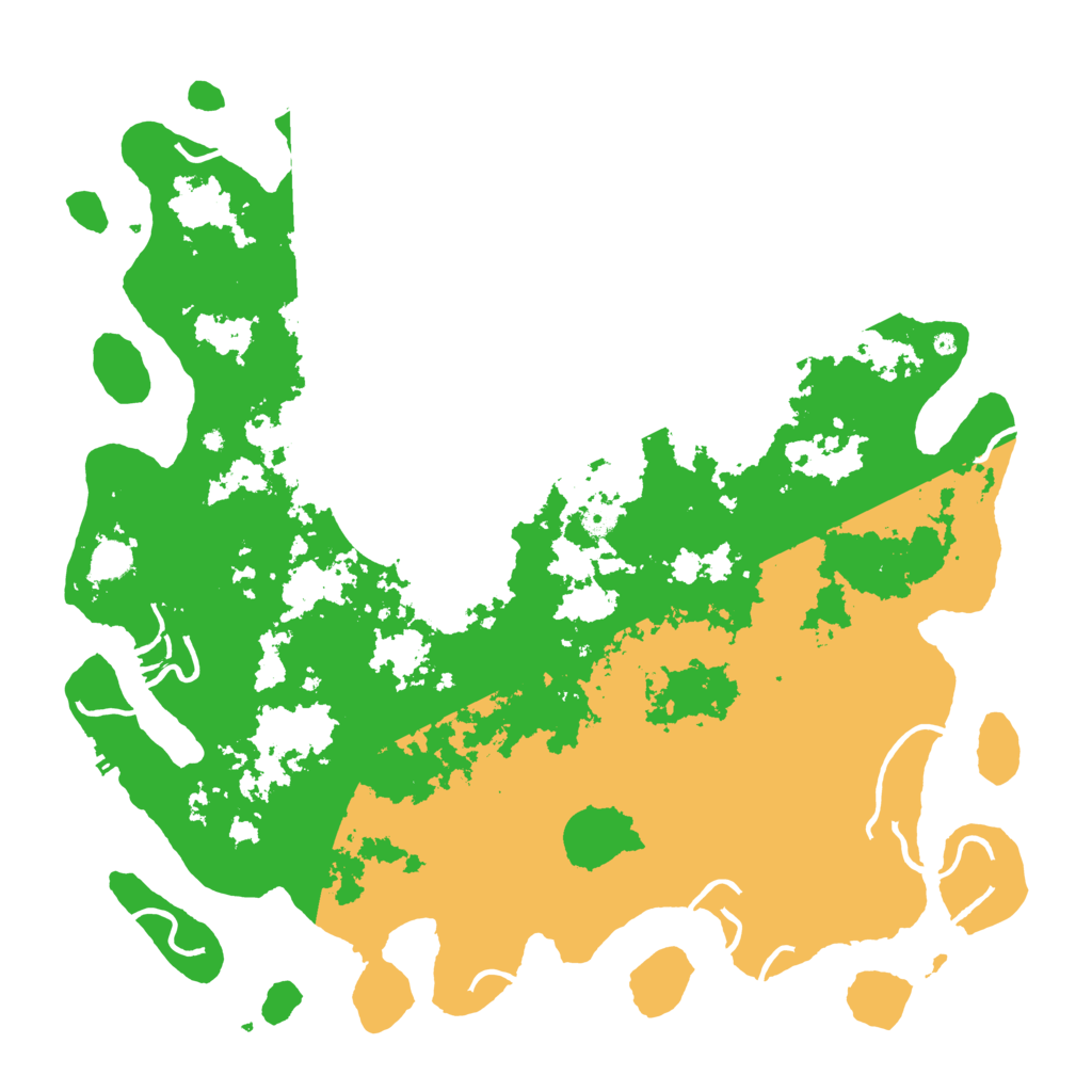 Biome Rust Map: Procedural Map, Size: 5000, Seed: 1416217387