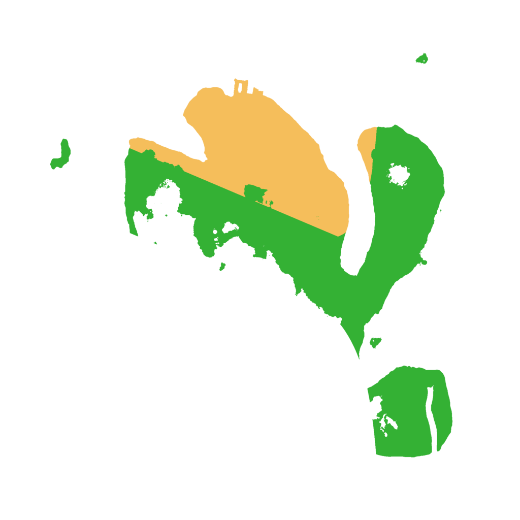 Biome Rust Map: Procedural Map, Size: 2300, Seed: 12231