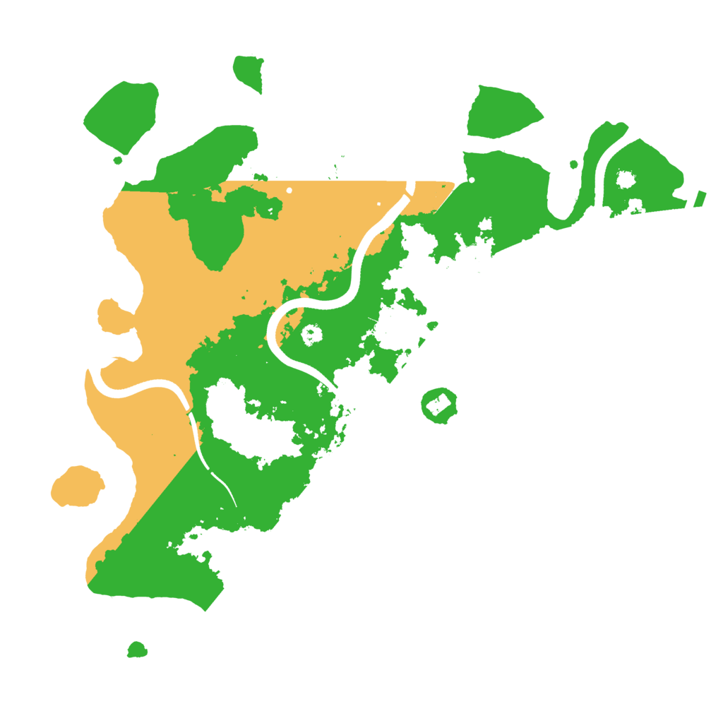 Biome Rust Map: Procedural Map, Size: 3500, Seed: 20220608