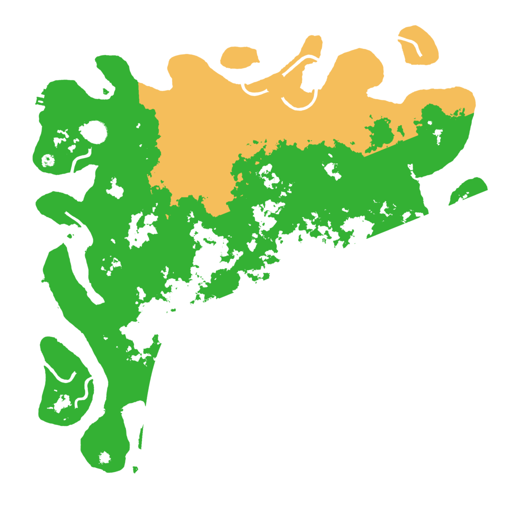 Biome Rust Map: Procedural Map, Size: 4000, Seed: 257
