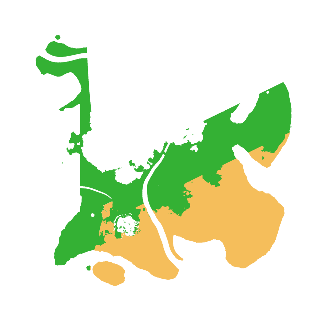 Biome Rust Map: Procedural Map, Size: 2600, Seed: 353456464