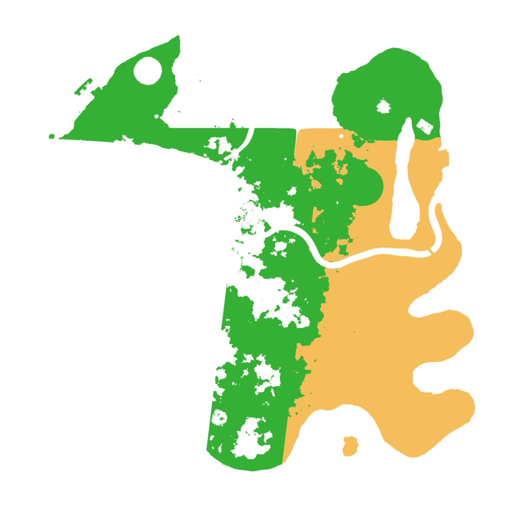 Biome Rust Map: Procedural Map, Size: 3500, Seed: 1525977698