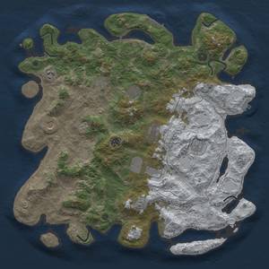 Thumbnail Rust Map: Procedural Map, Size: 4400, Seed: 74621, 18 Monuments