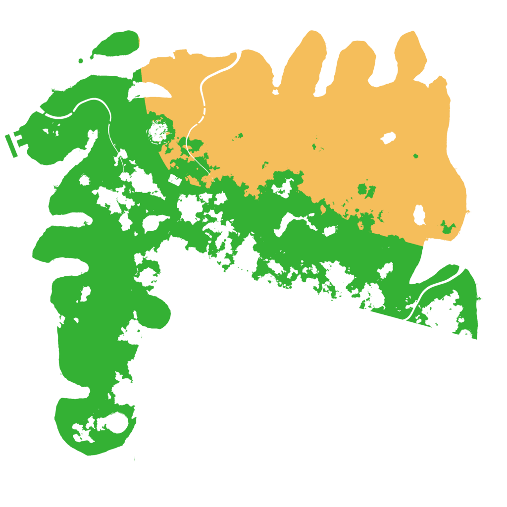 Biome Rust Map: Procedural Map, Size: 4300, Seed: 144