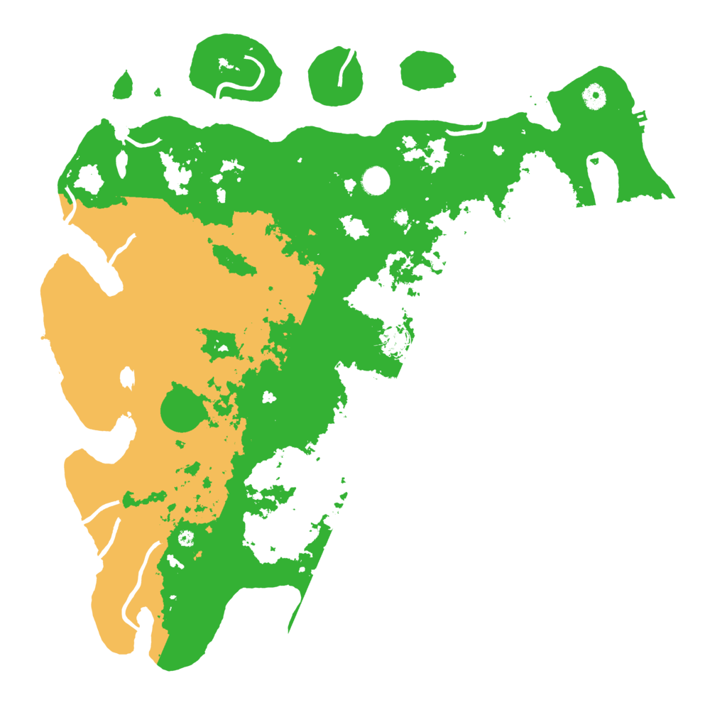 Biome Rust Map: Procedural Map, Size: 4500, Seed: 3927