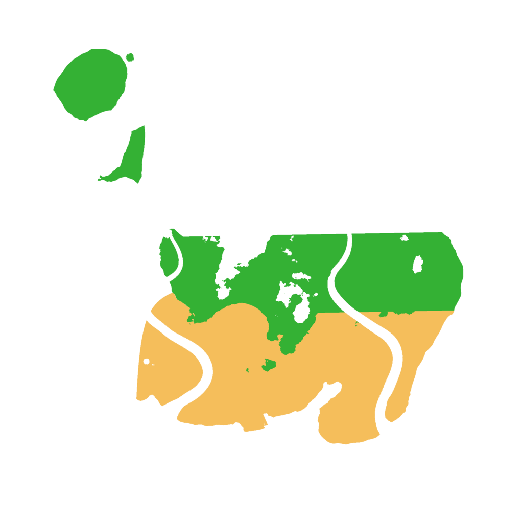 Biome Rust Map: Procedural Map, Size: 2500, Seed: 287512320