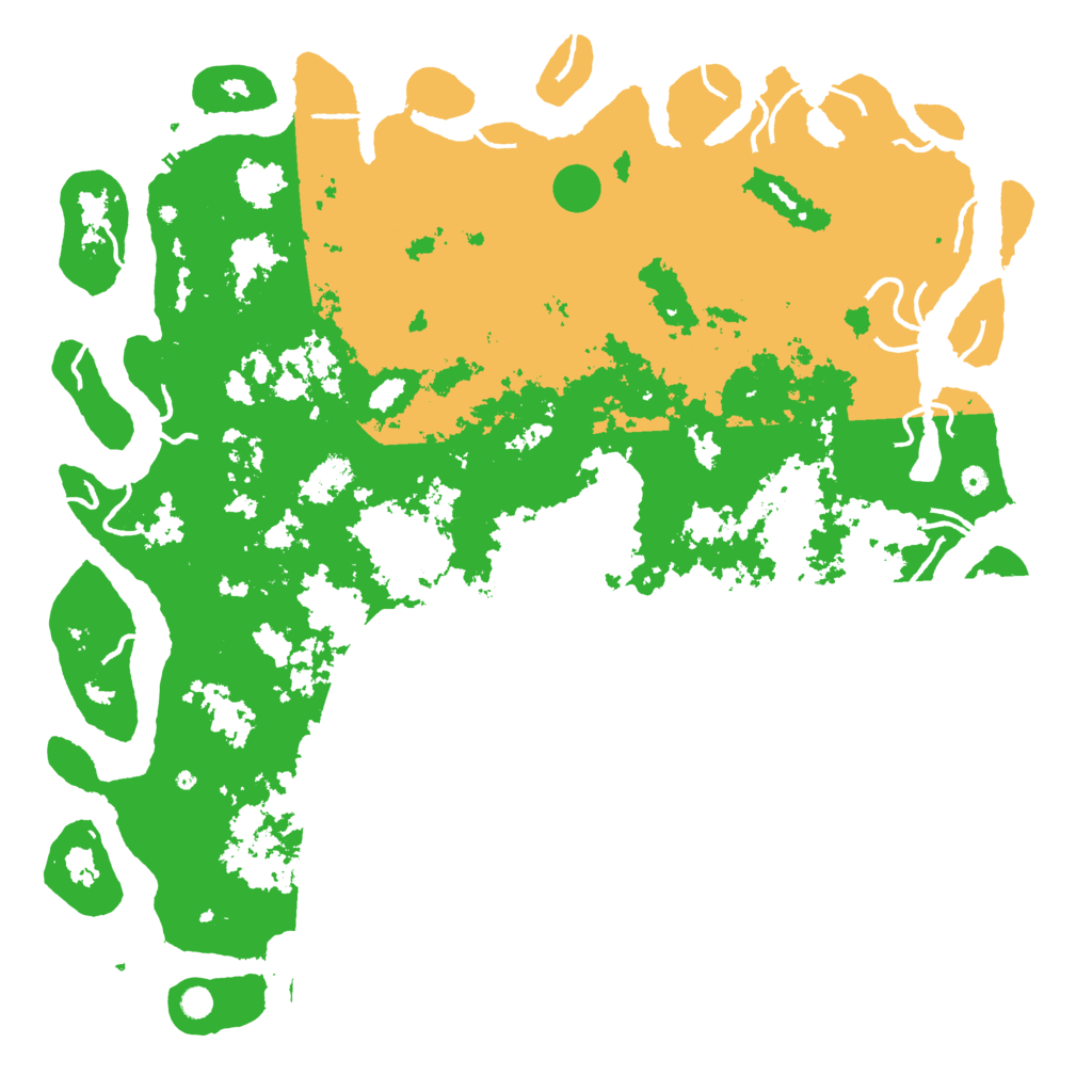 Biome Rust Map: Procedural Map, Size: 6000, Seed: 445544