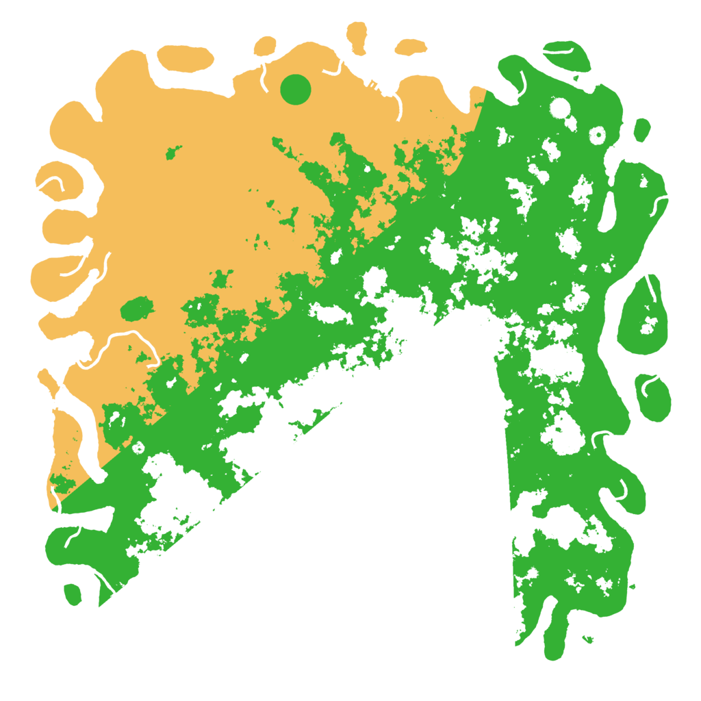 Biome Rust Map: Procedural Map, Size: 6000, Seed: 82223752