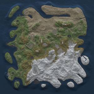 Thumbnail Rust Map: Procedural Map, Size: 4250, Seed: 460955058, 20 Monuments