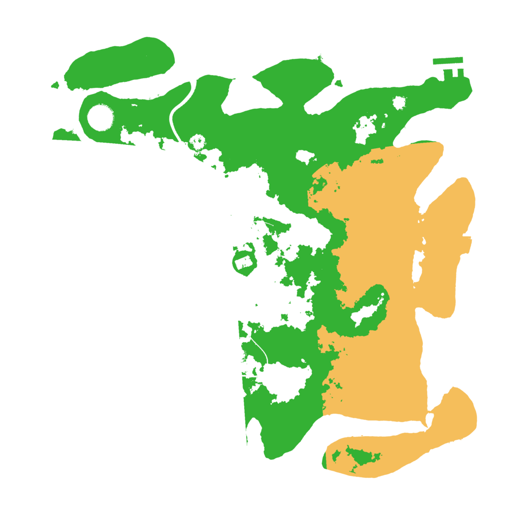 Biome Rust Map: Procedural Map, Size: 3500, Seed: 1330855356