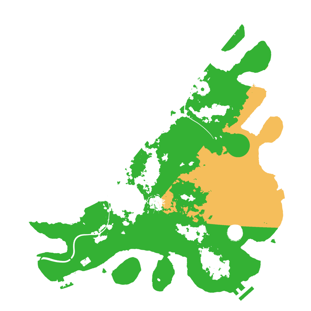 Biome Rust Map: Procedural Map, Size: 3500, Seed: 1805455771