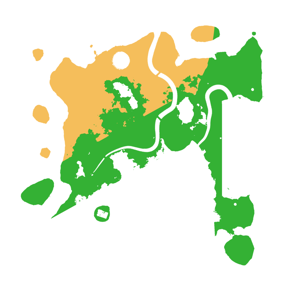 Biome Rust Map: Procedural Map, Size: 3000, Seed: 1877136654
