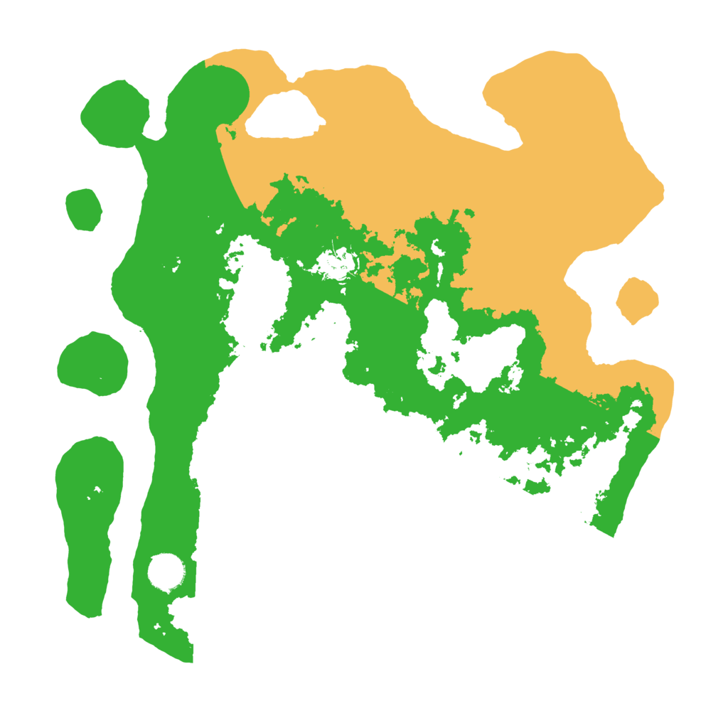 Biome Rust Map: Barren, Size: 3500, Seed: 883403722