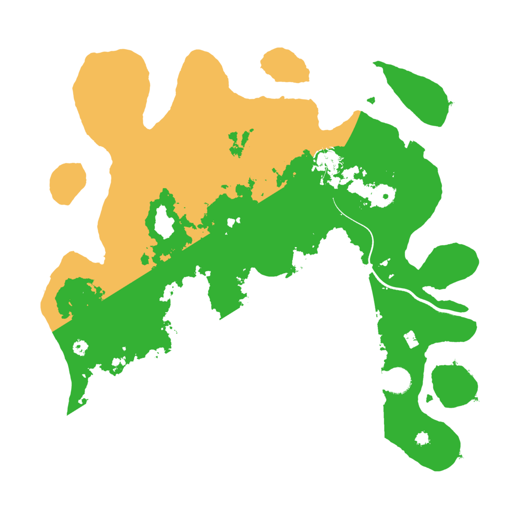 Biome Rust Map: Procedural Map, Size: 3500, Seed: 1709310739