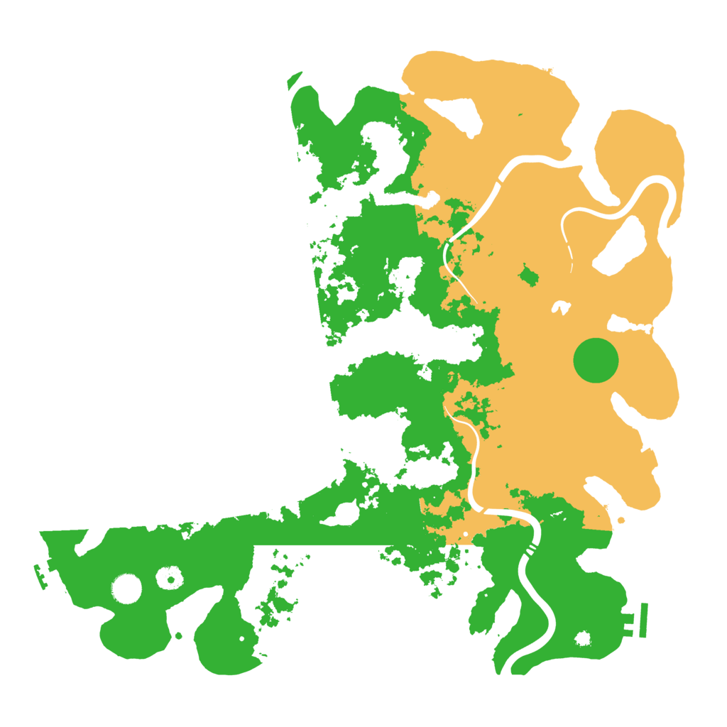 Biome Rust Map: Procedural Map, Size: 4250, Seed: 6822