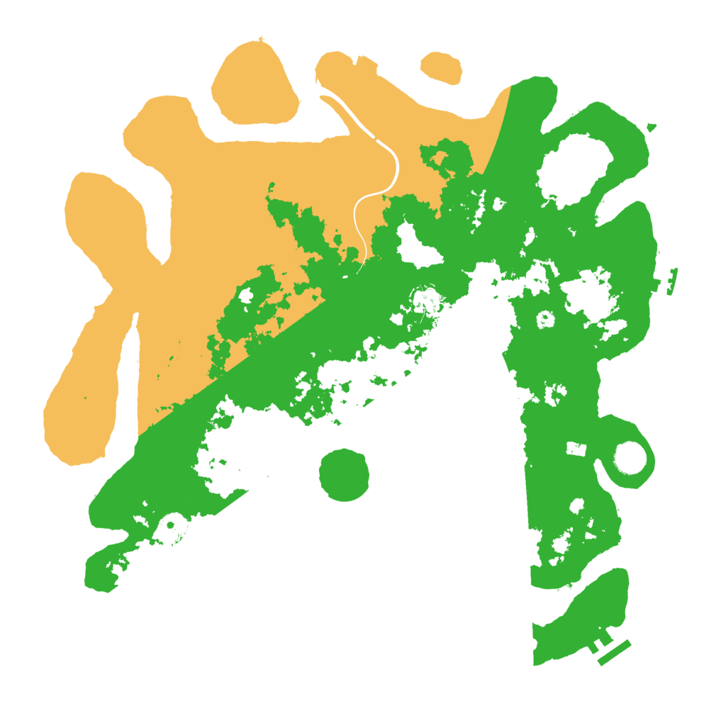 Biome Rust Map: Procedural Map, Size: 3950, Seed: 576201204