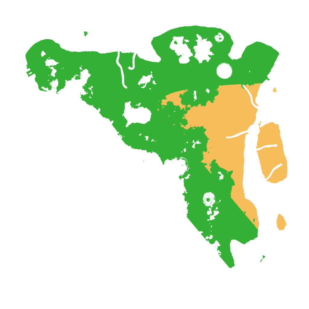 Biome Rust Map: Procedural Map, Size: 3500, Seed: 1821000500