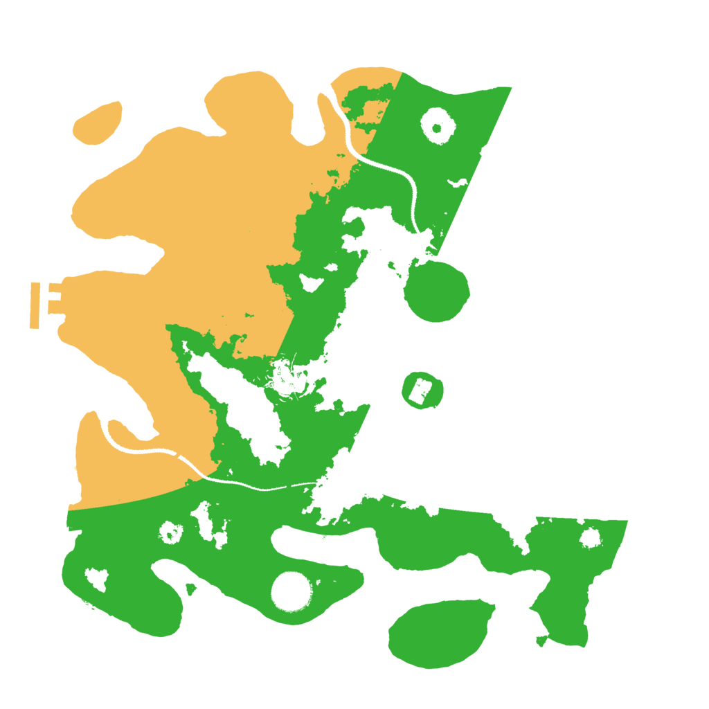 Biome Rust Map: Procedural Map, Size: 3100, Seed: 3008