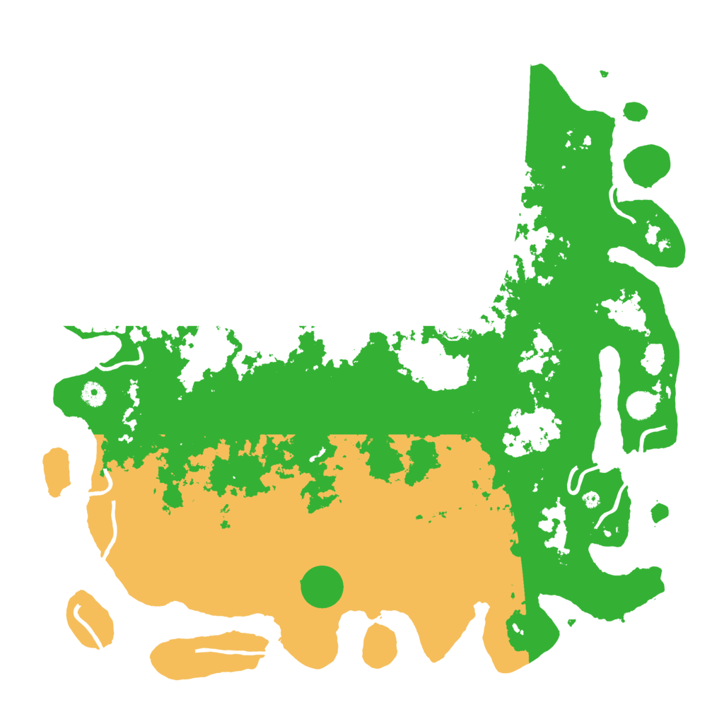 Biome Rust Map: Procedural Map, Size: 4500, Seed: 1053966824