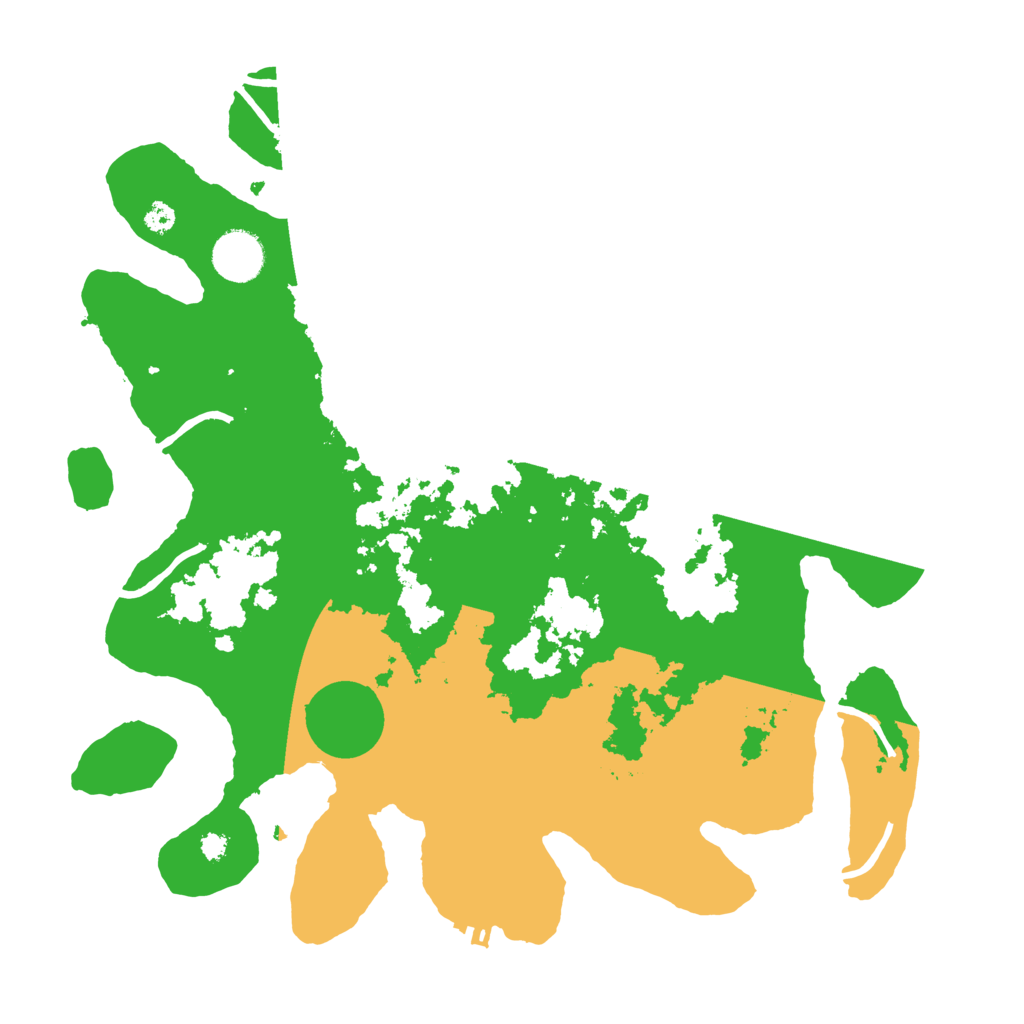 Biome Rust Map: Procedural Map, Size: 3500, Seed: 1981515148