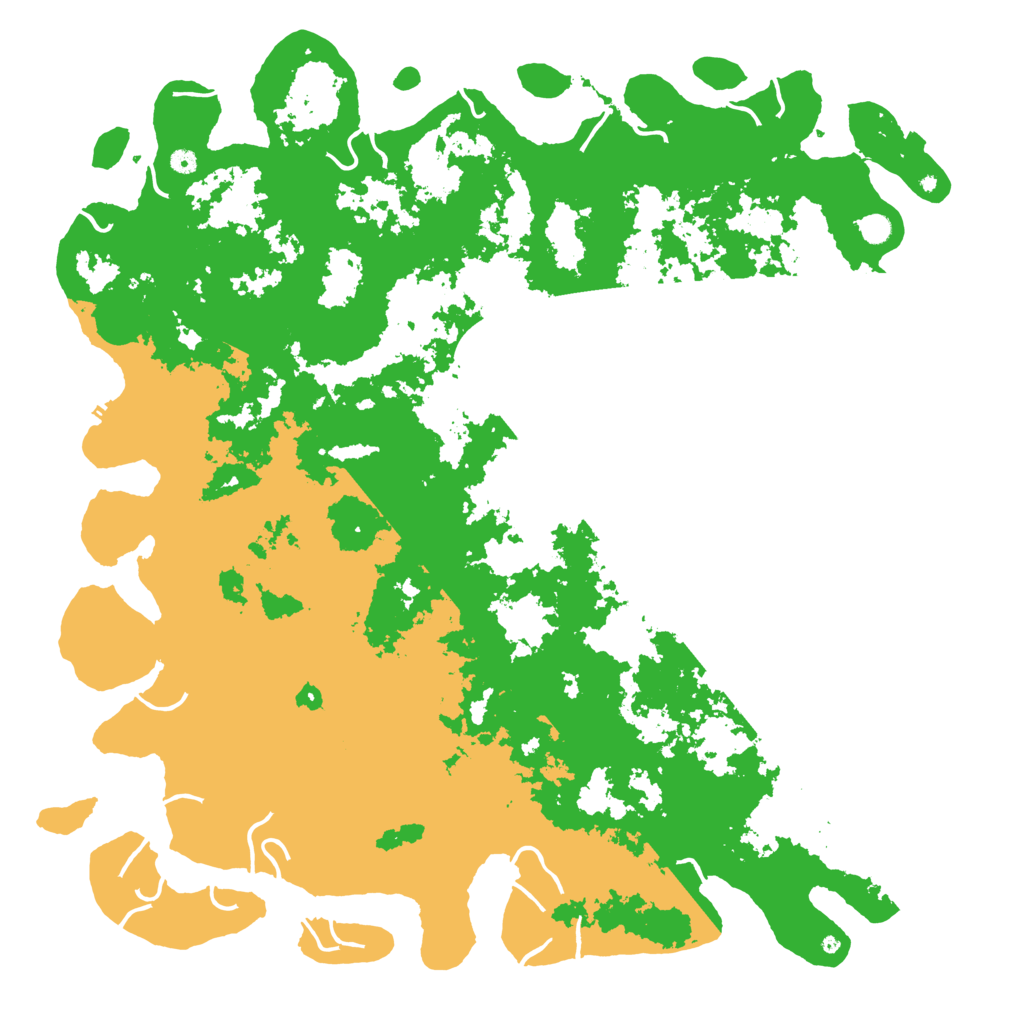 Biome Rust Map: Procedural Map, Size: 6000, Seed: 1337
