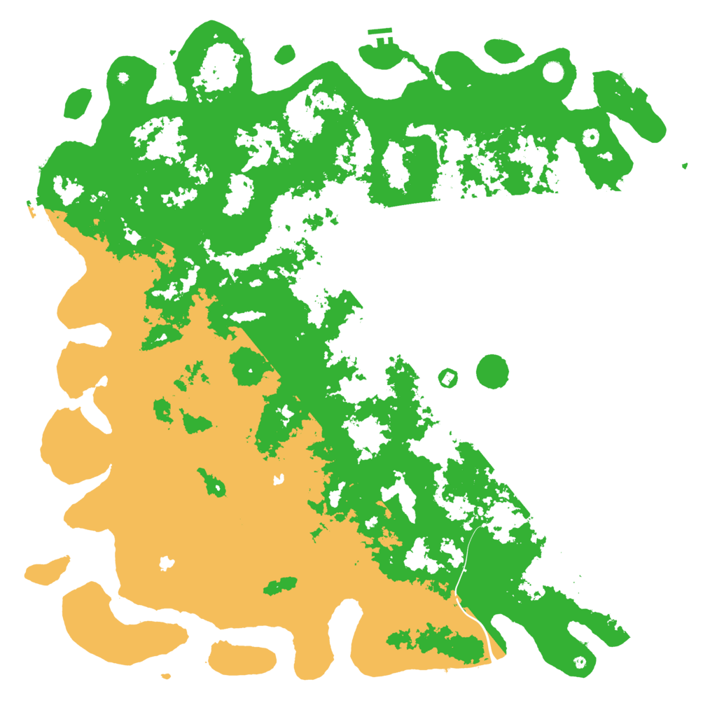 Biome Rust Map: Procedural Map, Size: 6000, Seed: 1337