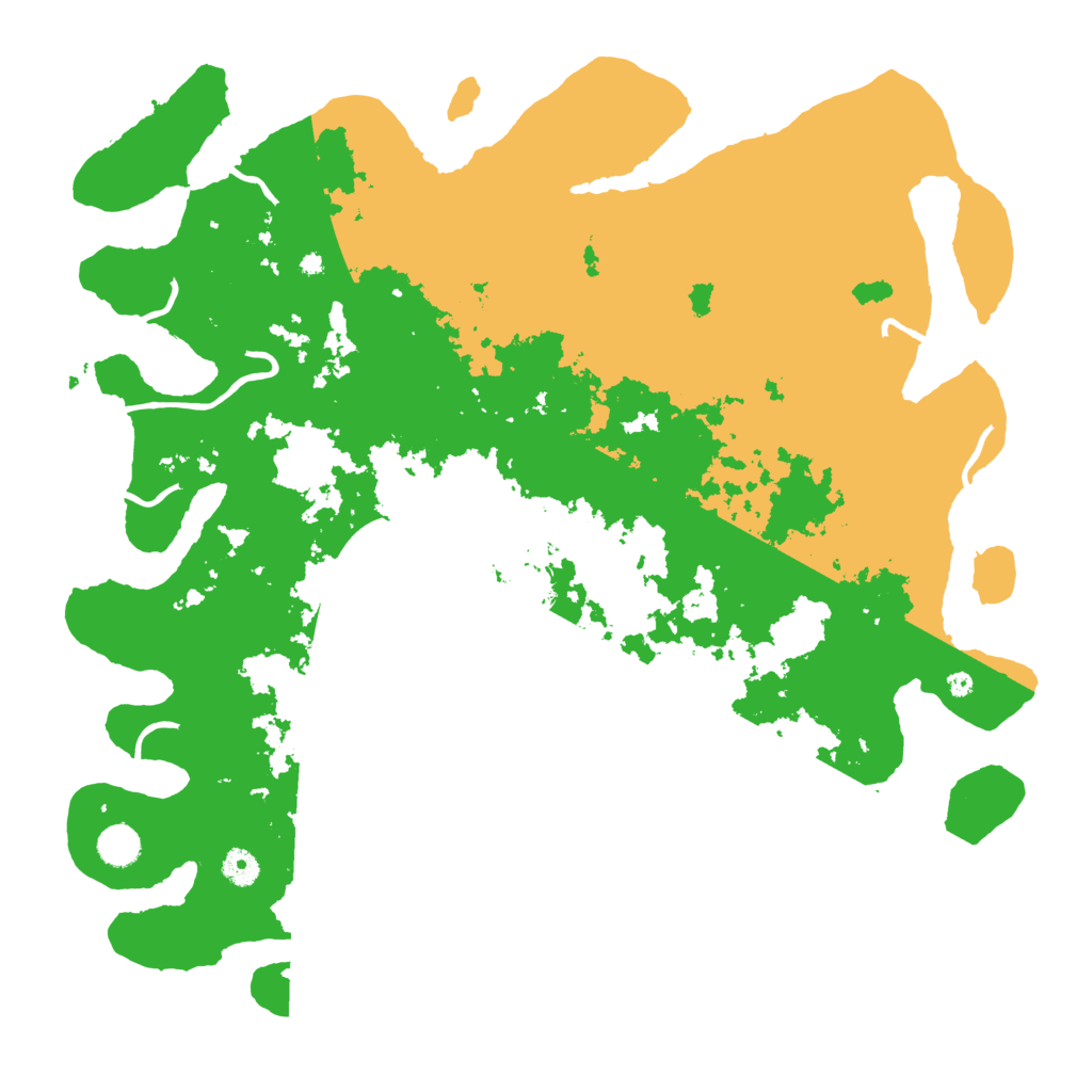 Biome Rust Map: Procedural Map, Size: 4500, Seed: 830494307