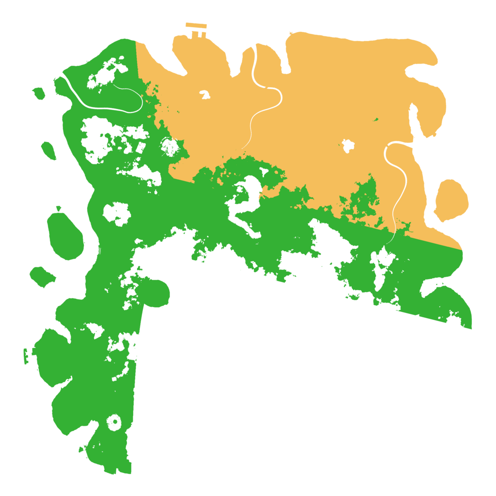 Biome Rust Map: Procedural Map, Size: 4800, Seed: 1456811907