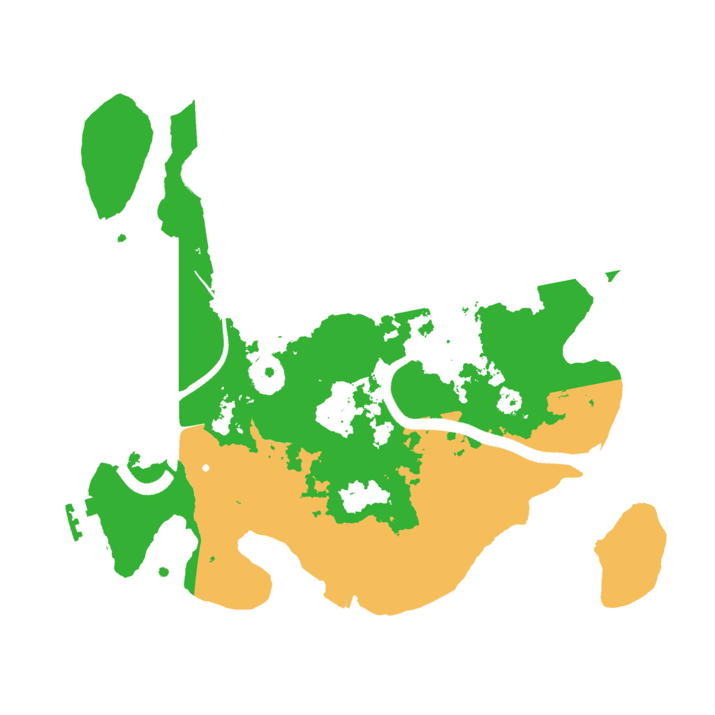 Biome Rust Map: Procedural Map, Size: 2900, Seed: 552525