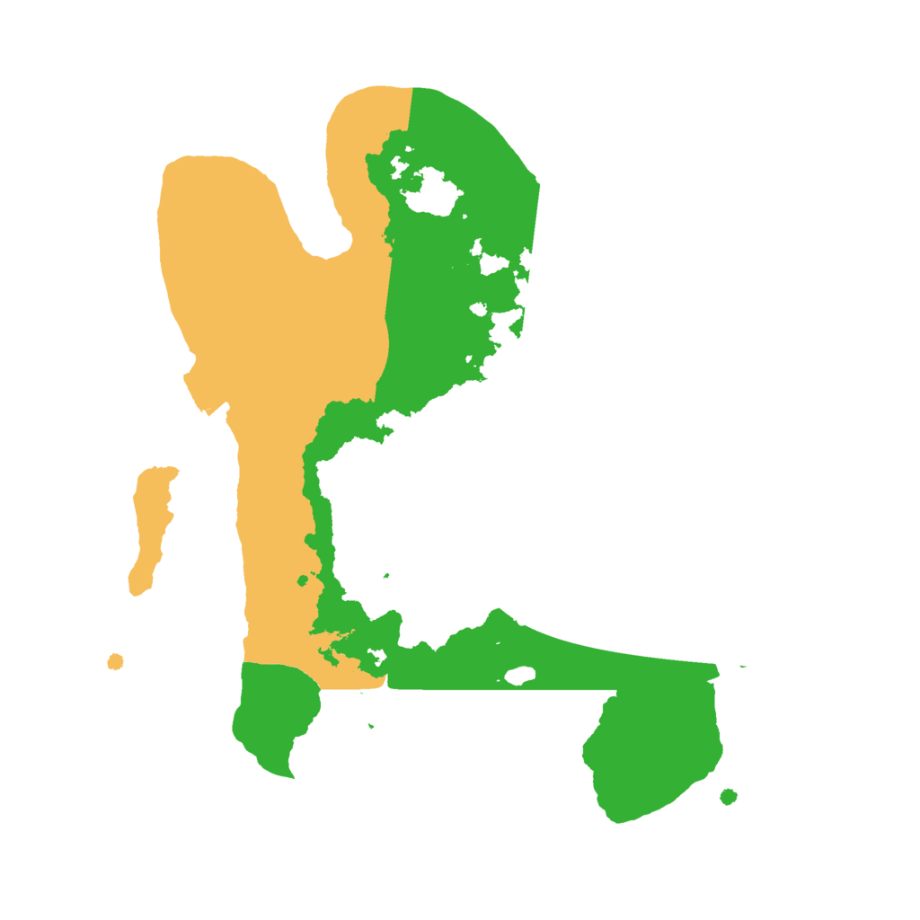 Biome Rust Map: Procedural Map, Size: 2250, Seed: 4258