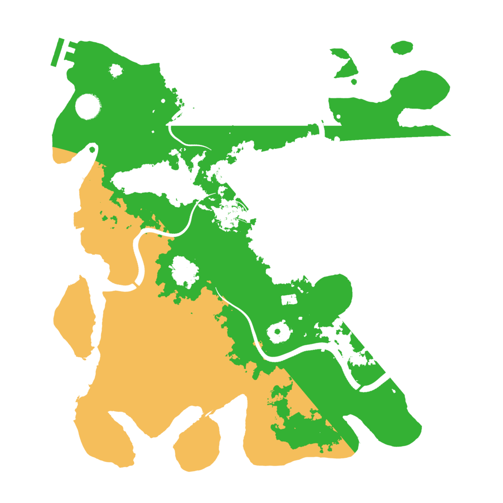 Biome Rust Map: Procedural Map, Size: 3500, Seed: 357353066