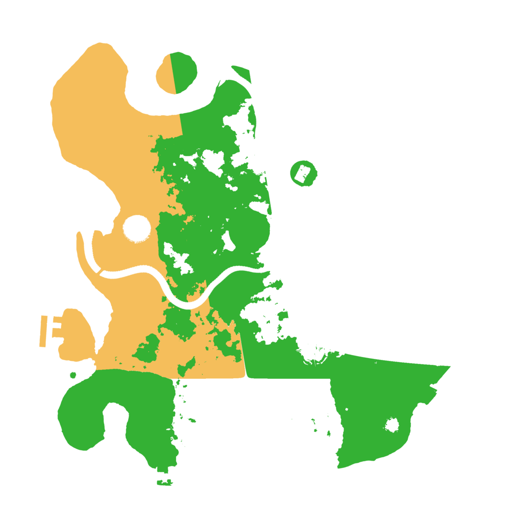 Biome Rust Map: Procedural Map, Size: 3250, Seed: 2107147677