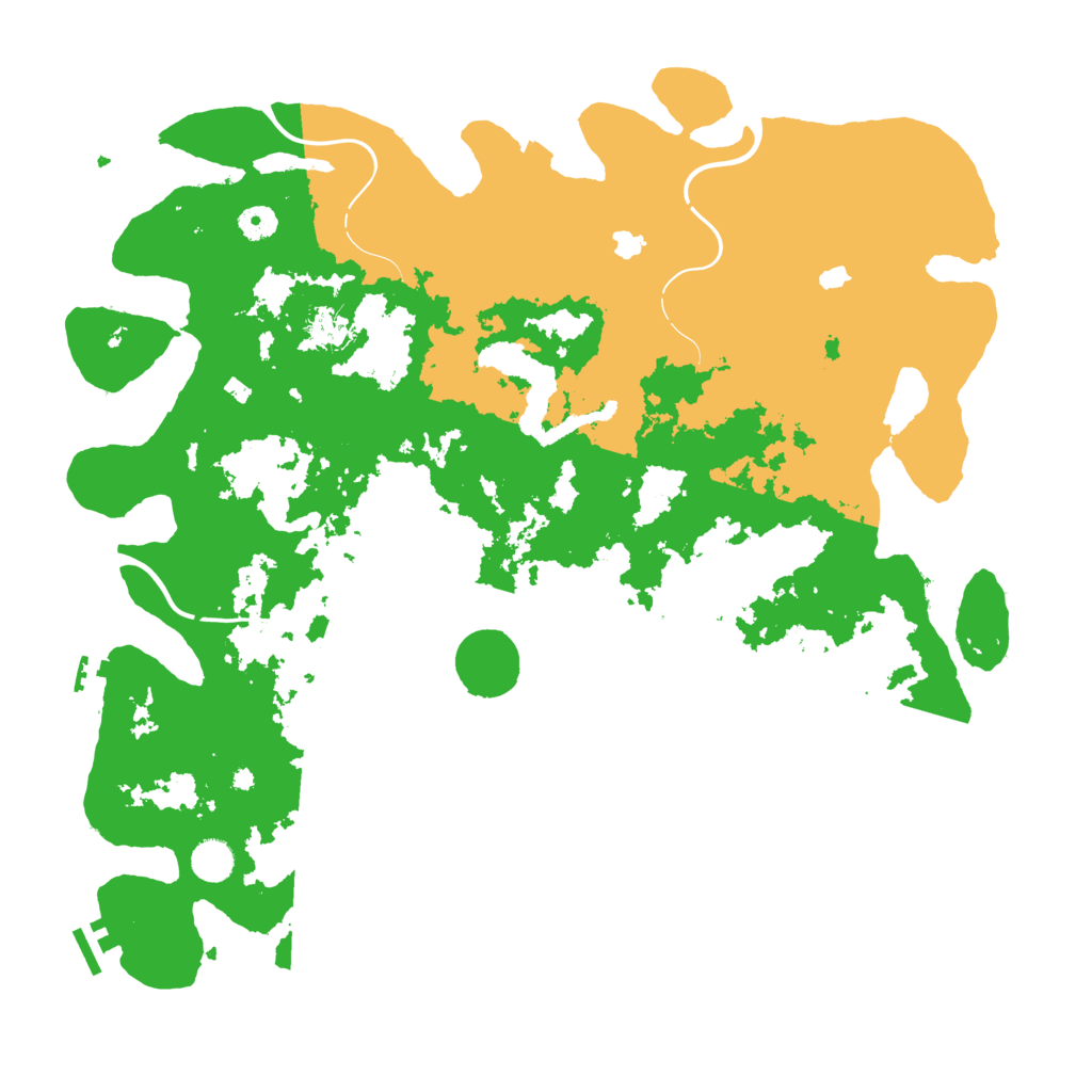 Biome Rust Map: Procedural Map, Size: 4500, Seed: 577188814