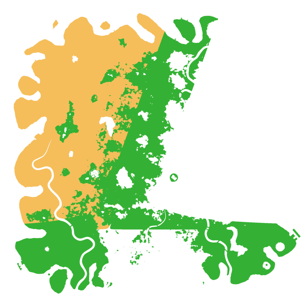 Biome Rust Map: Procedural Map, Size: 6000, Seed: 3907555