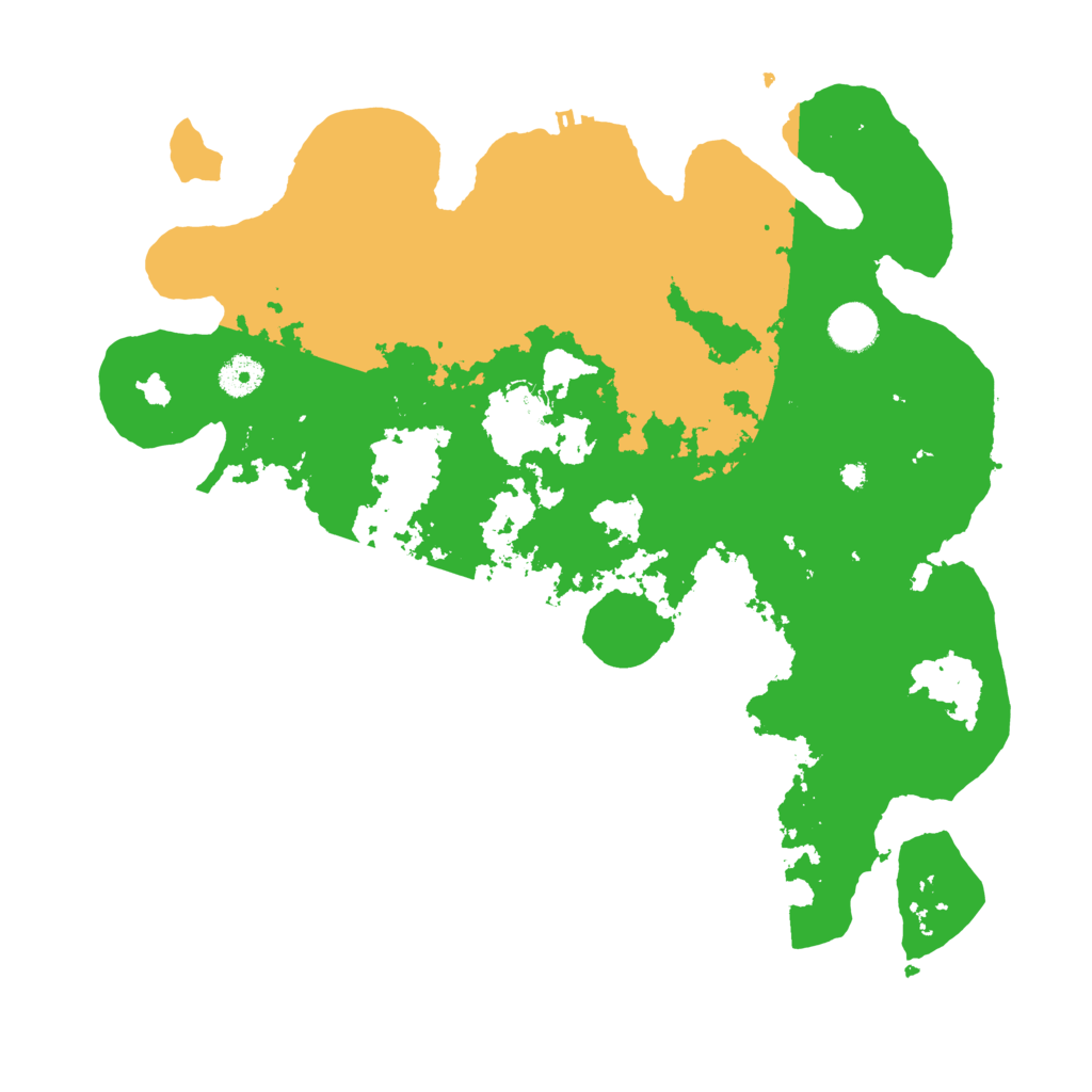 Biome Rust Map: Procedural Map, Size: 3900, Seed: 3000