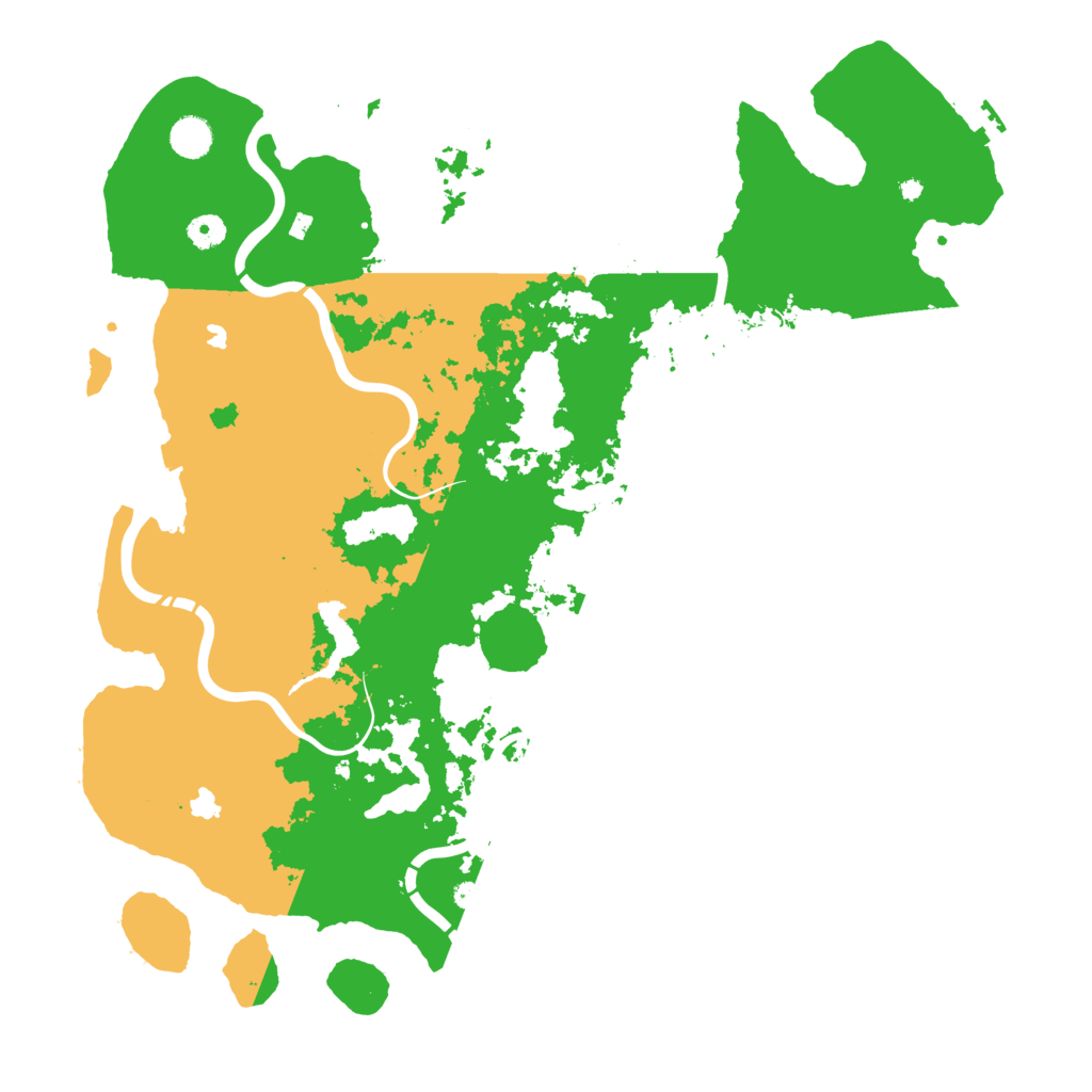 Biome Rust Map: Procedural Map, Size: 4550, Seed: 1777666666
