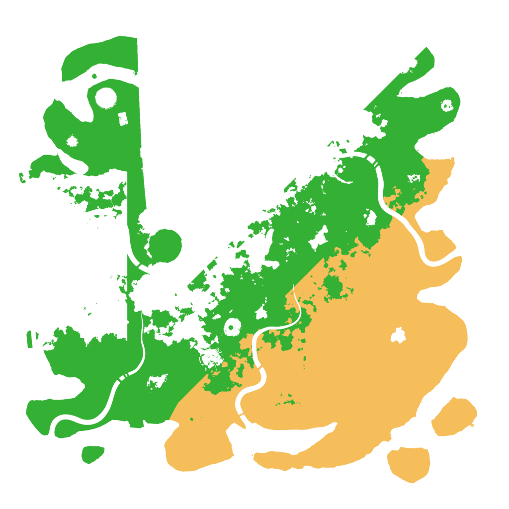 Biome Rust Map: Procedural Map, Size: 4250, Seed: 390392986