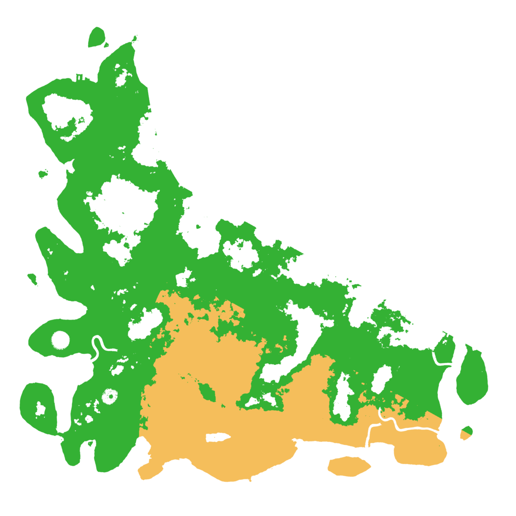 Biome Rust Map: Procedural Map, Size: 5000, Seed: 155255