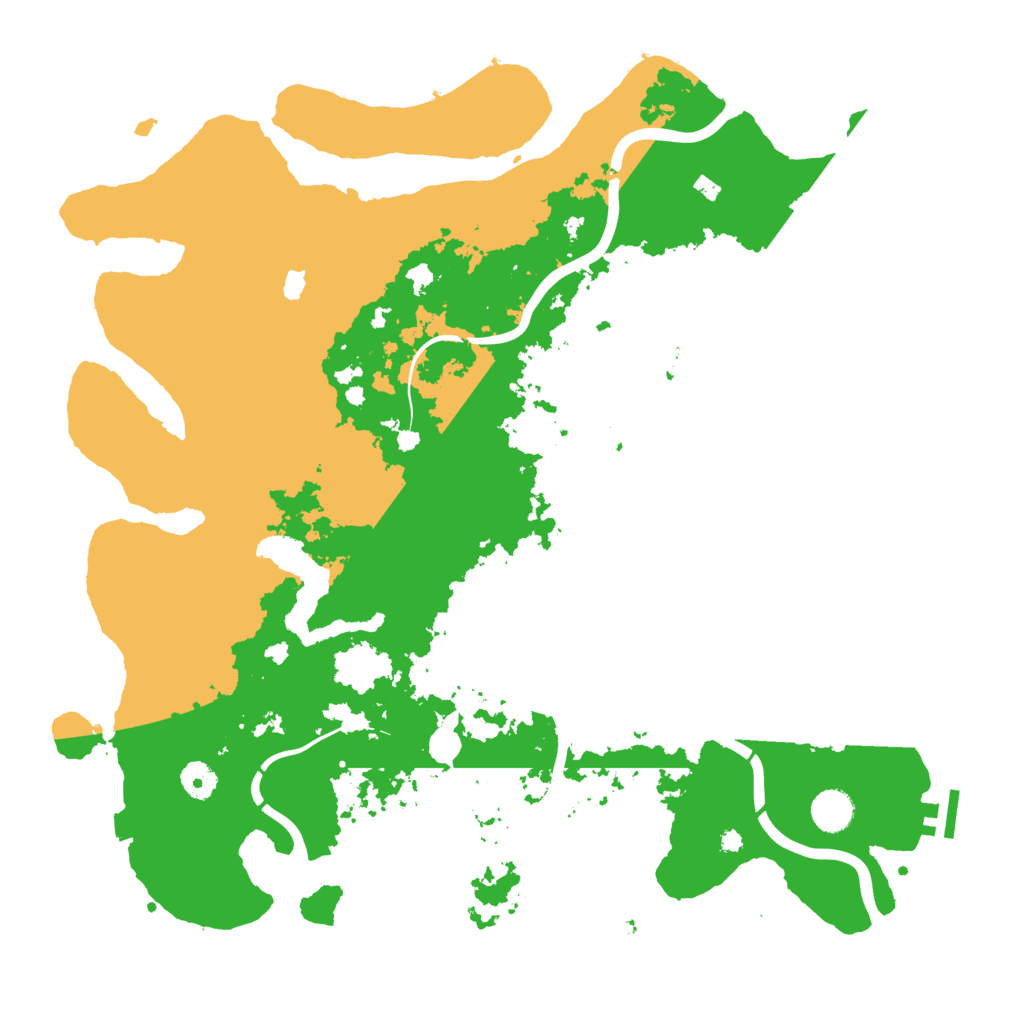 Biome Rust Map: Procedural Map, Size: 4250, Seed: 629981