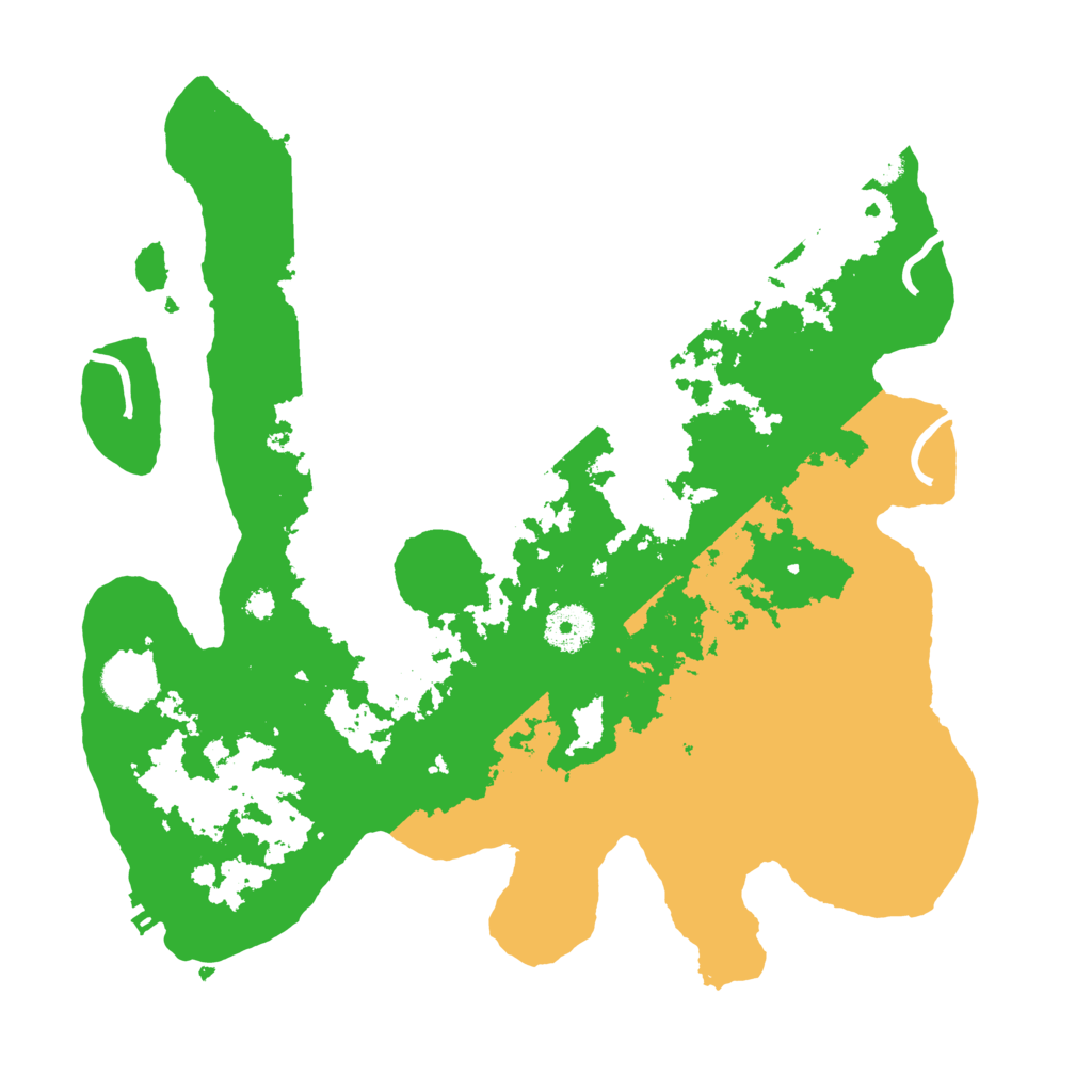 Biome Rust Map: Procedural Map, Size: 3500, Seed: 4500404