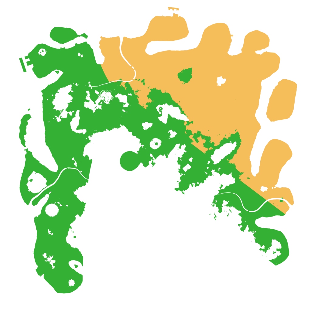 Biome Rust Map: Procedural Map, Size: 4250, Seed: 5149412