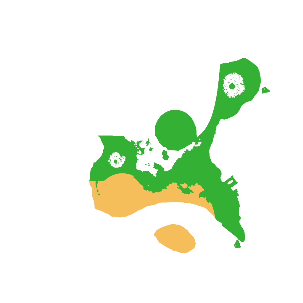 Biome Rust Map: Procedural Map, Size: 2000, Seed: 50002