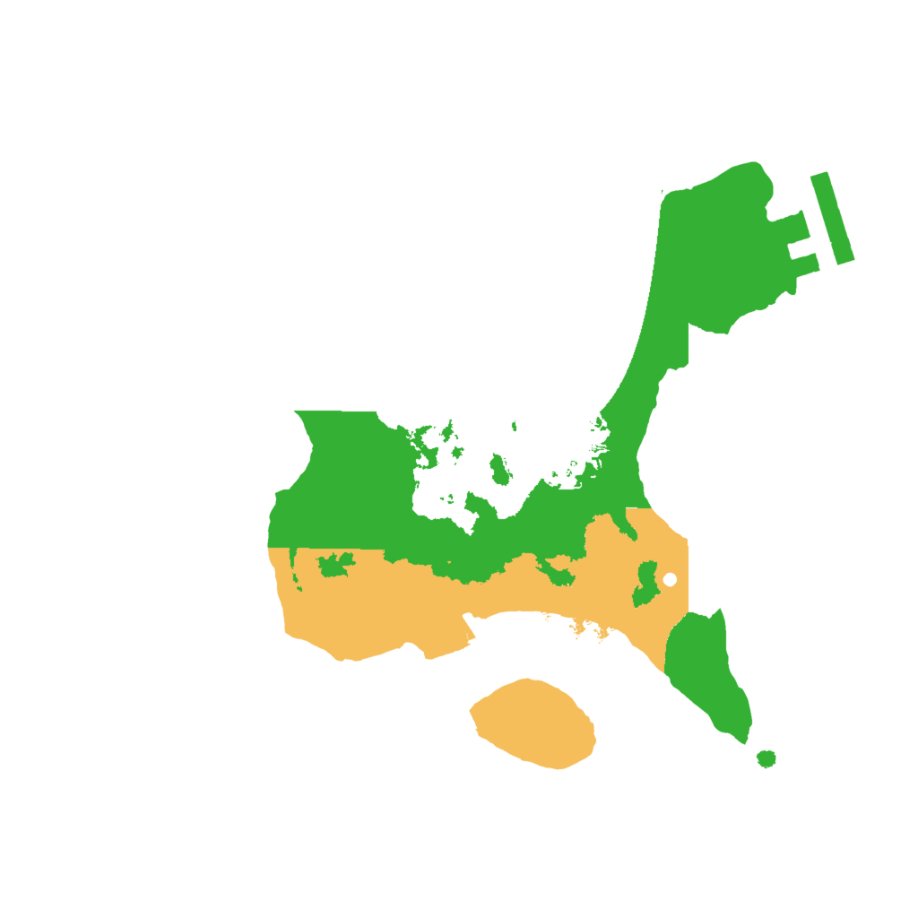Biome Rust Map: Procedural Map, Size: 2000, Seed: 50002