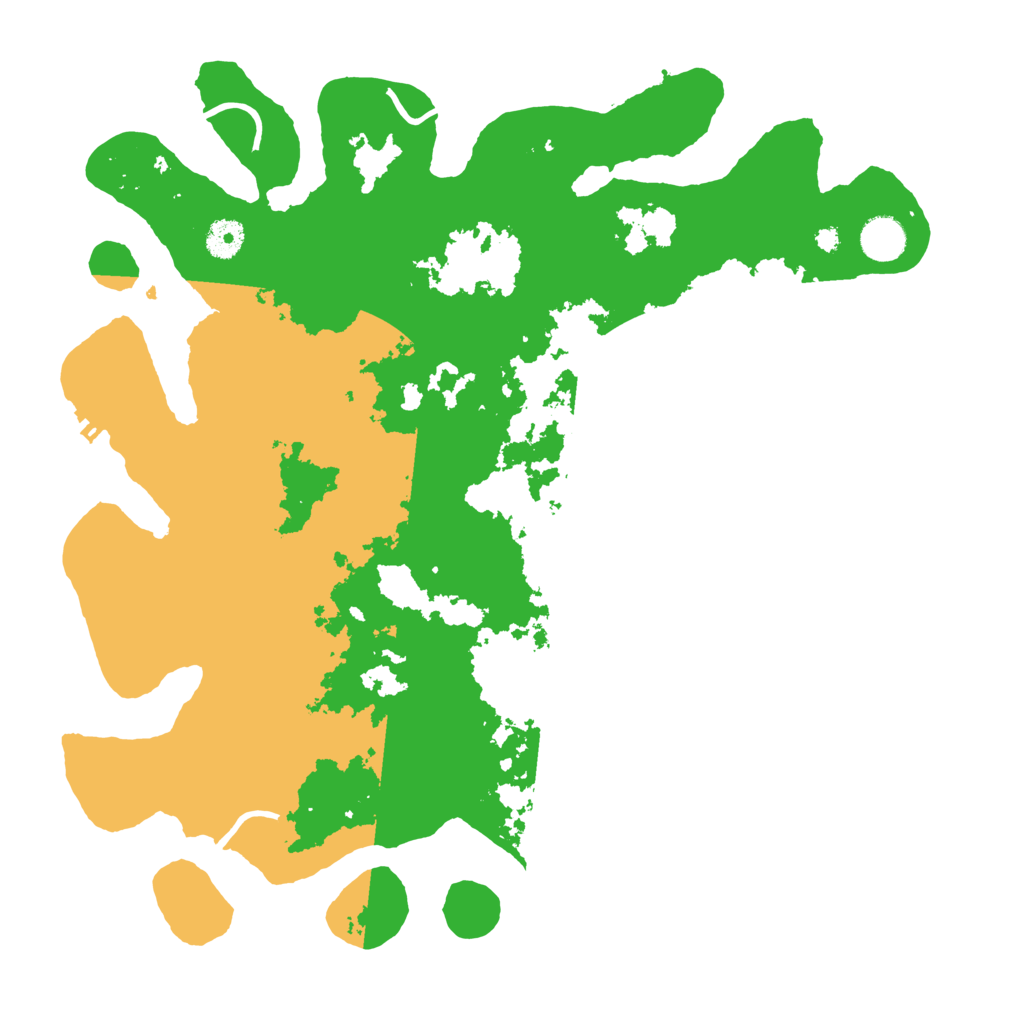 Biome Rust Map: Procedural Map, Size: 4000, Seed: 78278