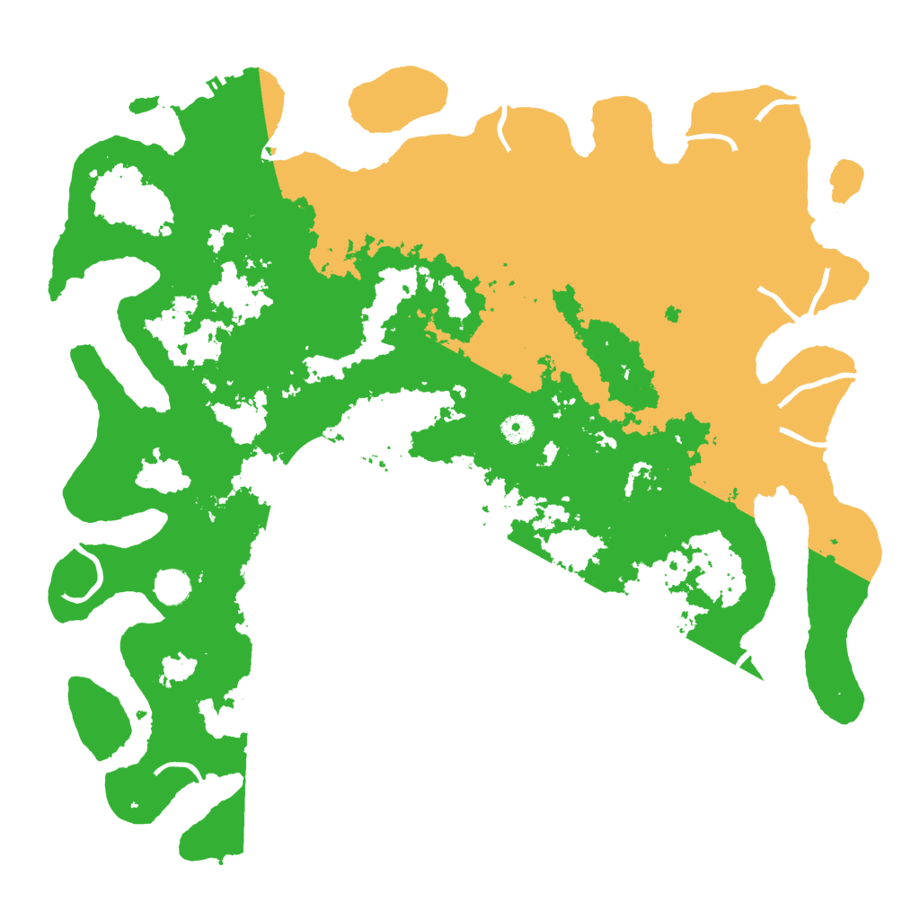 Biome Rust Map: Procedural Map, Size: 4500, Seed: 122665124