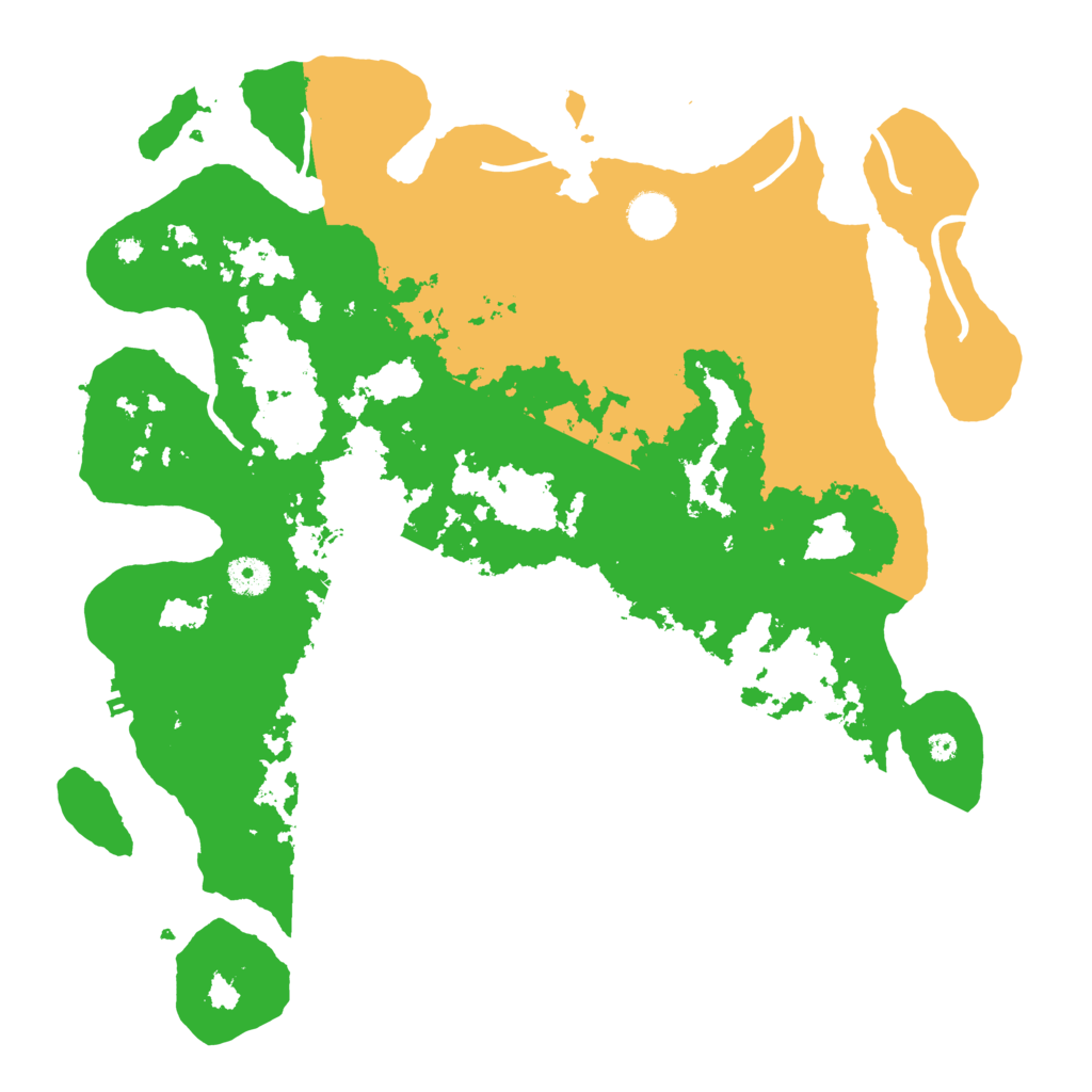 Biome Rust Map: Procedural Map, Size: 4000, Seed: 72525