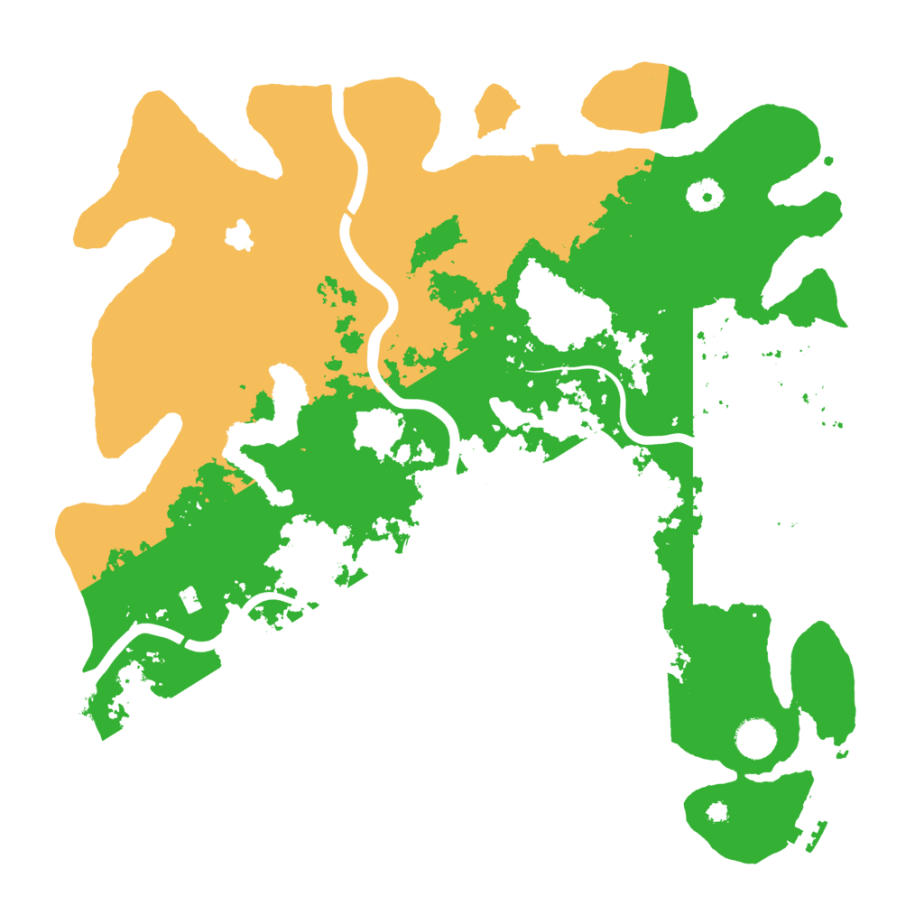 Biome Rust Map: Procedural Map, Size: 4000, Seed: 772827